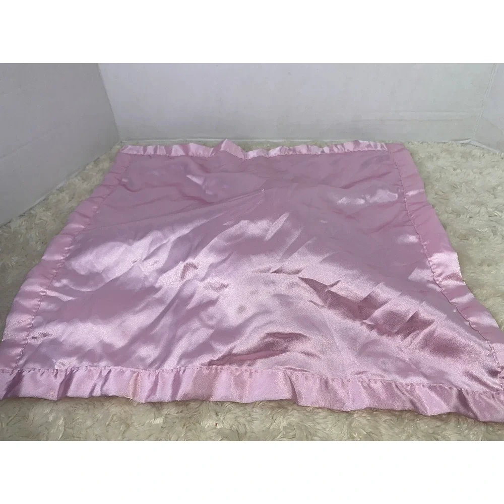Blankets Beyond Pink Bunny Baby Blanket Minky‎ Dot Security Lovey HG9